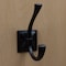 Gliderite Hardware 4-1/4 in. Matte Black Classic Coat Hook, 5PK 7602-MB-5 - alternate 3